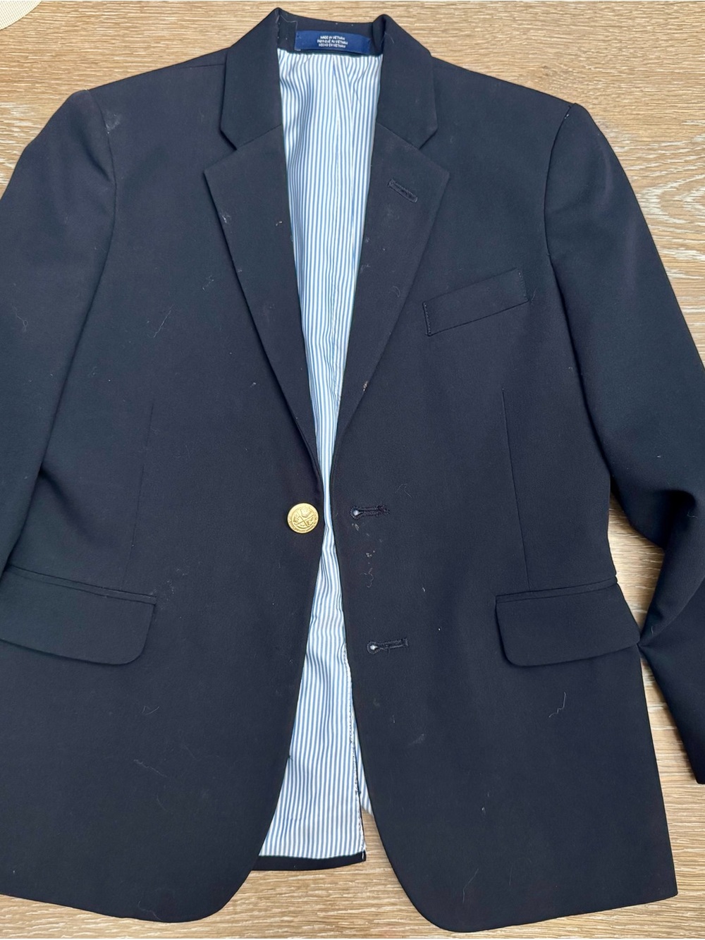 Izod navy Kids Blazer with Gold Button